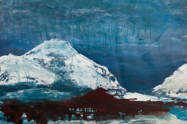 Mountain Blues, 110x170, Acryl auf Leinwand