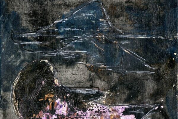 Seehund, 20x20, Acryl auf Leinwand