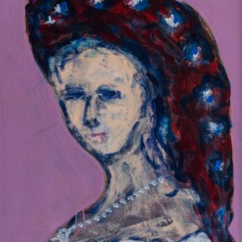 Lady in red • Acryl auf Leinwand • 100 x 70 cm
