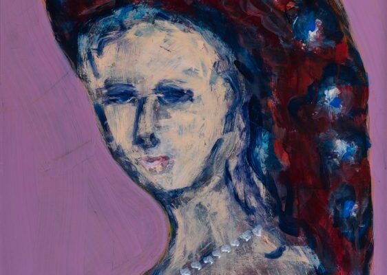 Lady in red • Acryl auf Leinwand • 100 x 70 cm